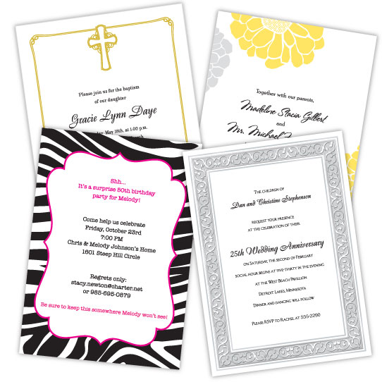 Invitations (5.5" x 7.75")