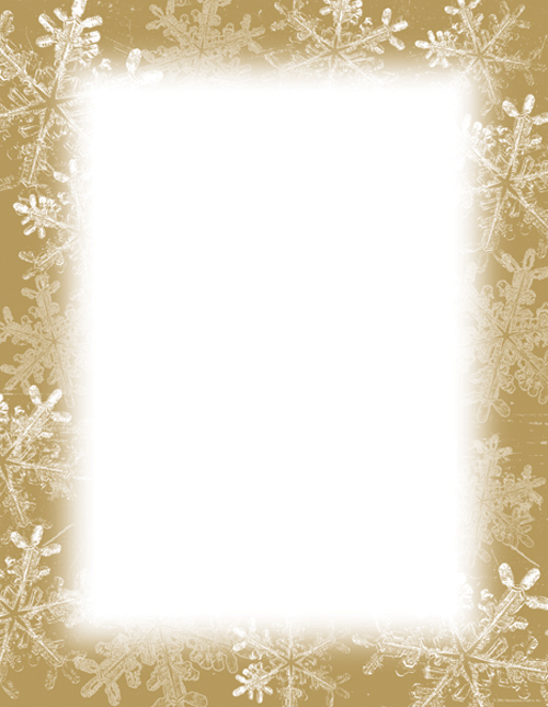 Frosted Holiday Wishes Snowflakes Letterhead 250CT