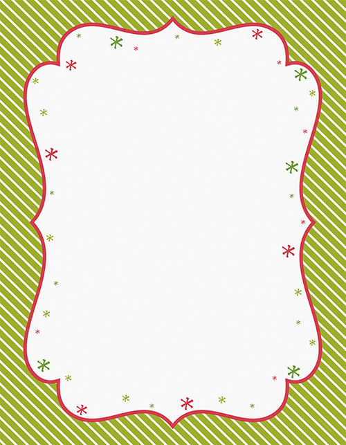 Peppermint Twist Letterhead 80CT