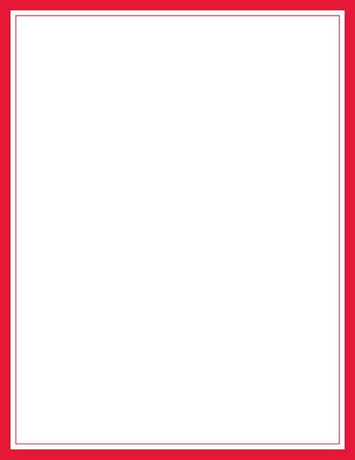 Red Border Letterhead 80CT