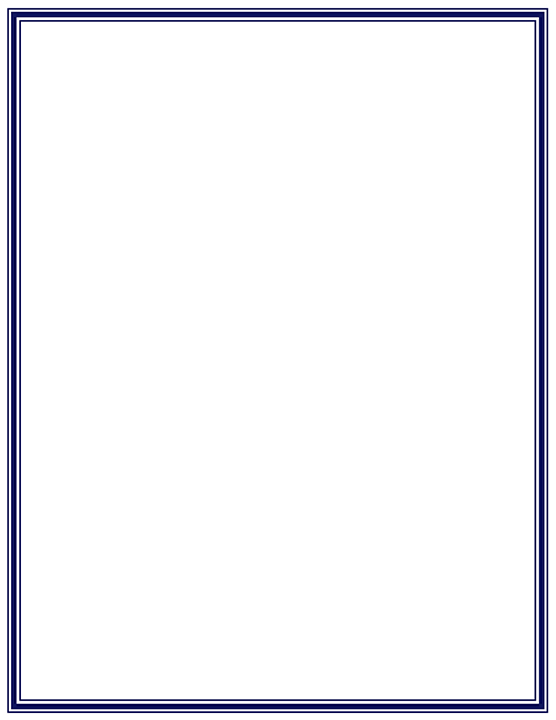 Navy Border Letterhead 80CT