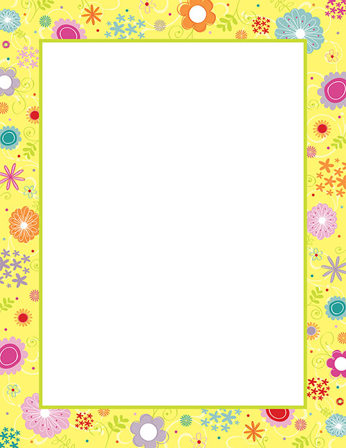 Spring Flowers Letterhead 80CT