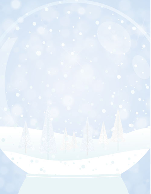 Snow Globe Letterhead 80CT