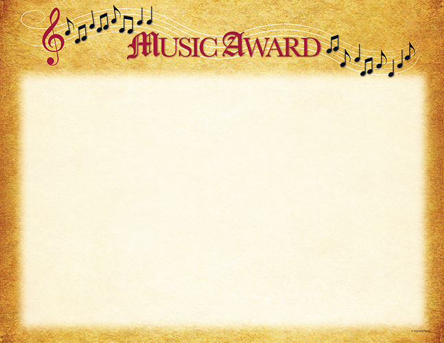 Music Certificate 25 CT