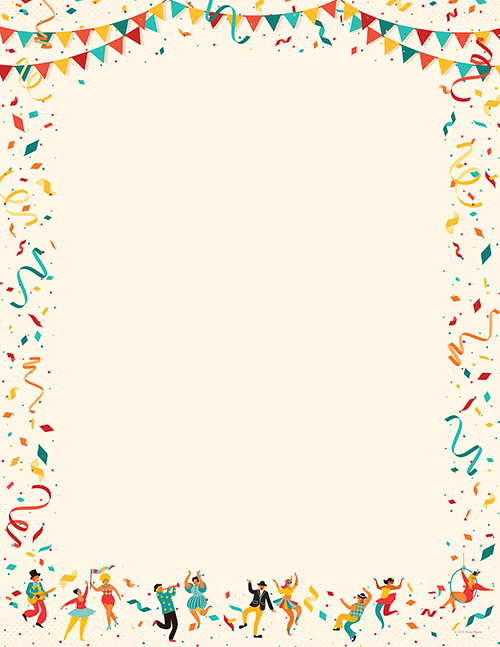 Mardi Gras Letterhead 80CT