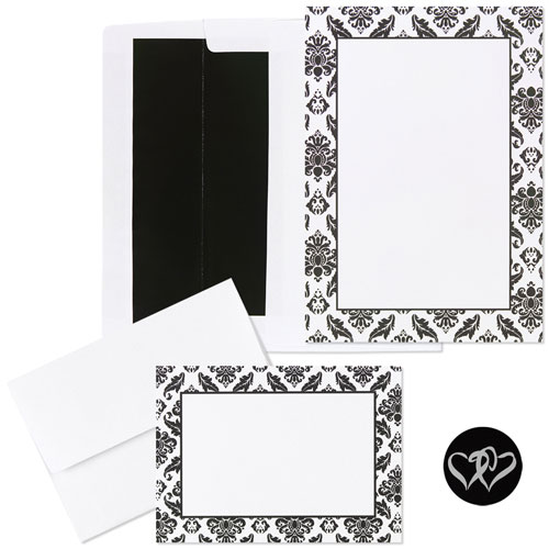 2150046 - Black & White Damask