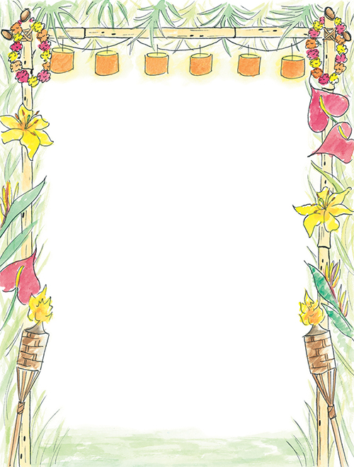 Luau Letterhead 80CT