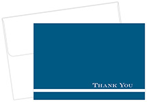 Midnight Blue Thank You Notecard 24CT