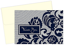 Lovely Lace Thank You Notecard 50CT