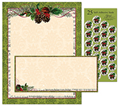 Pinecone Garland Stationery Kit 25CT