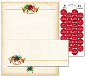 Antique Horns Stationery Kit 25CT