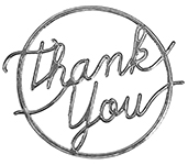 Delicate Touch Silver Thank You Seals 27CT