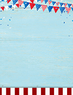 Patriotic Picnic Letterhead 80CT