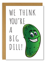 Big Dill Encouragement Card 3CT