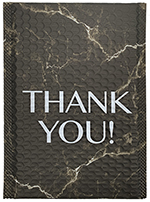 Marble Thank You,  Bubble Mailer,  25 CT