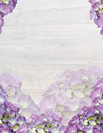 Hydrangea Bouquet Letterhead, 50 CT