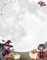 Spooky Halloween Moon 50 CT