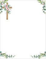 Floral Faith Elegance Letterhead, 80 CT