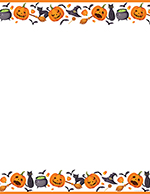 Halloween Cats & Pumpkins Letterhead, 80 CT