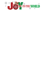 Joy To The World, Letterhead 80 CT