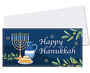 Happy Hanukkah Gift Card and Money Holder 12Ct