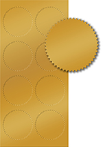 Gold Foil Seal 50CT