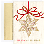 Shell Ornament Holiday Cards 18CT