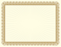 Metallic Gold Value Certificate 100CT