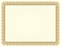 Metallic Gold Value Certificate 100CT