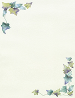 Painted Border  Ivy Letterhead 80CT