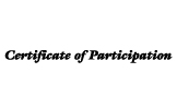 Clip Art - Certificate Of Participation