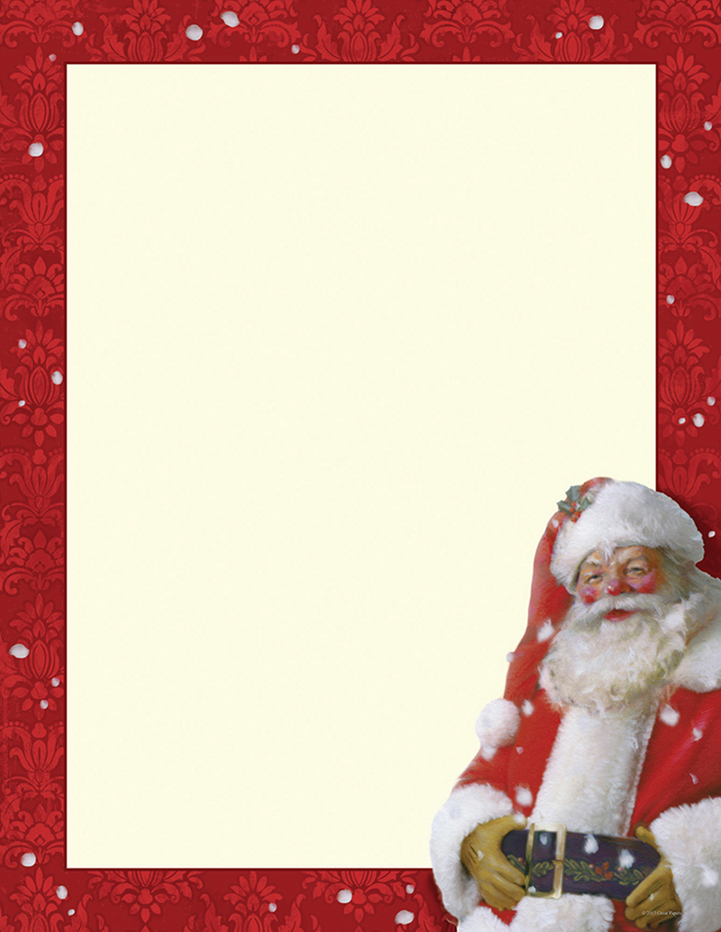 santa claus letterhead