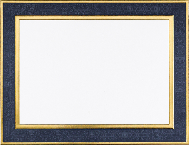 Navy Frame Foil Certificate 15CT