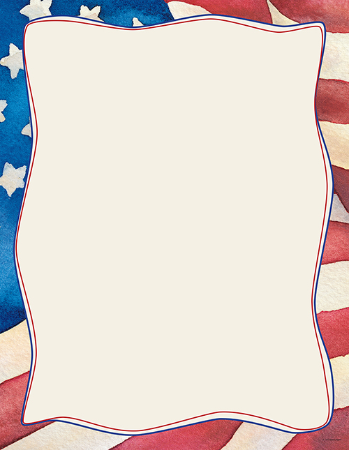 Patriotic Letterhead 80CT