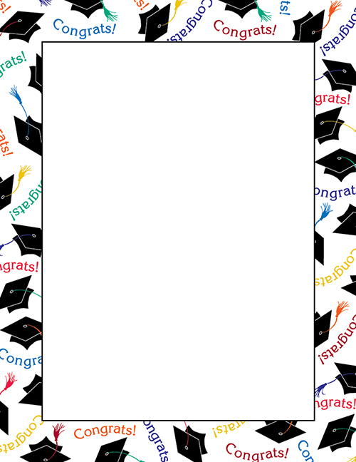 Graduation Congratulations Letterhead 80CT