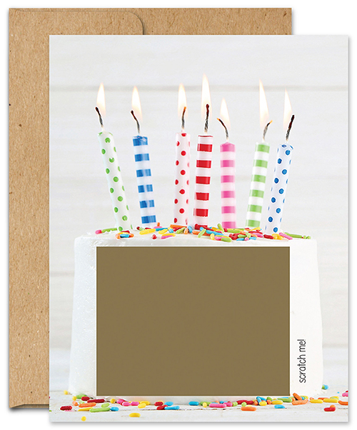 Candles Scratch-Off Cards 3CT