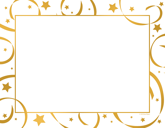 Golden Star Foil Certificate 15CT