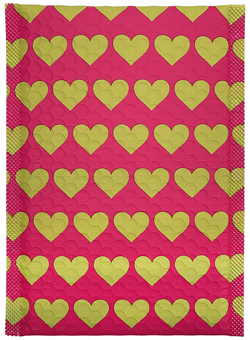 Heart Design, Bubble Mailer, 25 CT