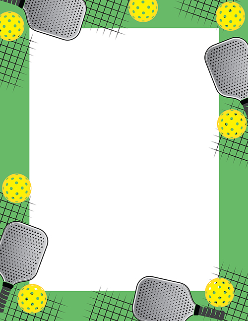 Pickleball Dink  Rally  Letterhead, 50 CT