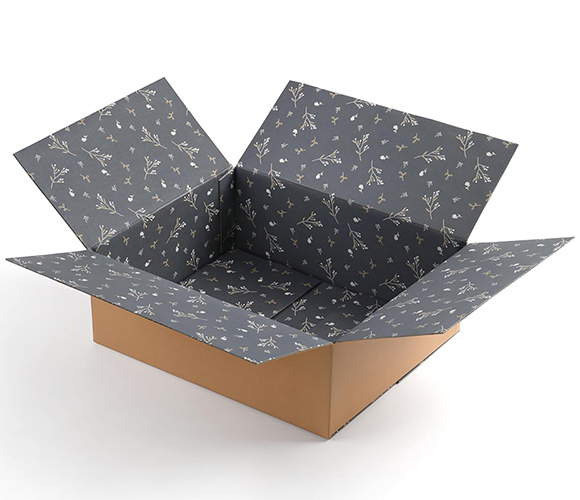 Floral Botanical Care Package Shipping Box 2Pk