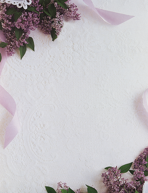 Lilacs and Lace Letterhead 80CT