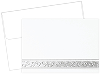 Silver Filigree Notecard 50CT