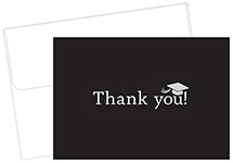 Classic Grad Thank You Notecard 50CT