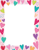 Dancing Hearts Letterhead 80CT