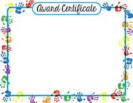 Helping Hands Elementary School Certificate 25CT