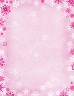Pink Snowflake Letterhead 80CT