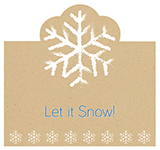 Pop Up Snowflake Greeting Card, 6 CT