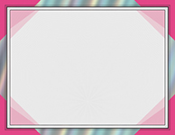 Happy Pink Rainbow Foil Certificates 15CT