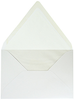 White EA5 Tissue Lined Envelope 25CT
