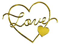 Delicate Touch Gold Love Seal 27CT